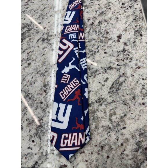 Giants Ties FREE SHIPPING New York Giants Necktie Licensed Neck Tie - Picture 1 of 1